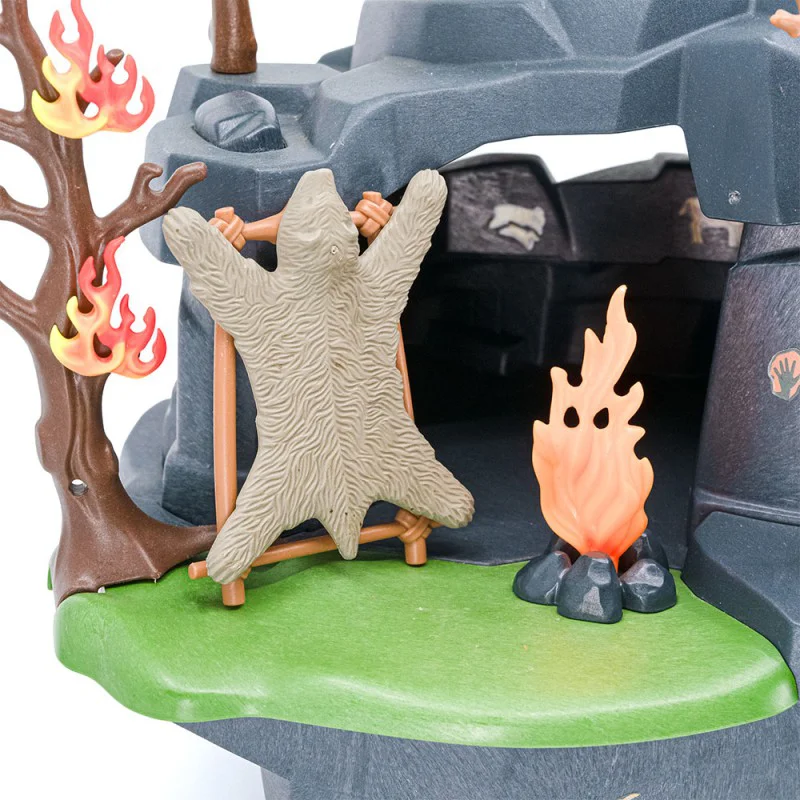 Figurine Playmobil Préhistorique - Chasseur De Mammouths - Occasion