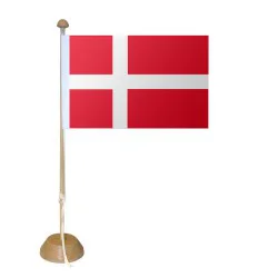 Drapeau Danemark sur socle