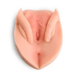 Vulve avec lèvres écartées...