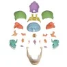 Modèle de crâne articulé, 22 parties, type didactique 3 Modèle de crâne articulé, 22 parties, type didactique 3