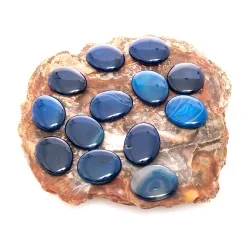 Galet Agate Bleue qualité Extra