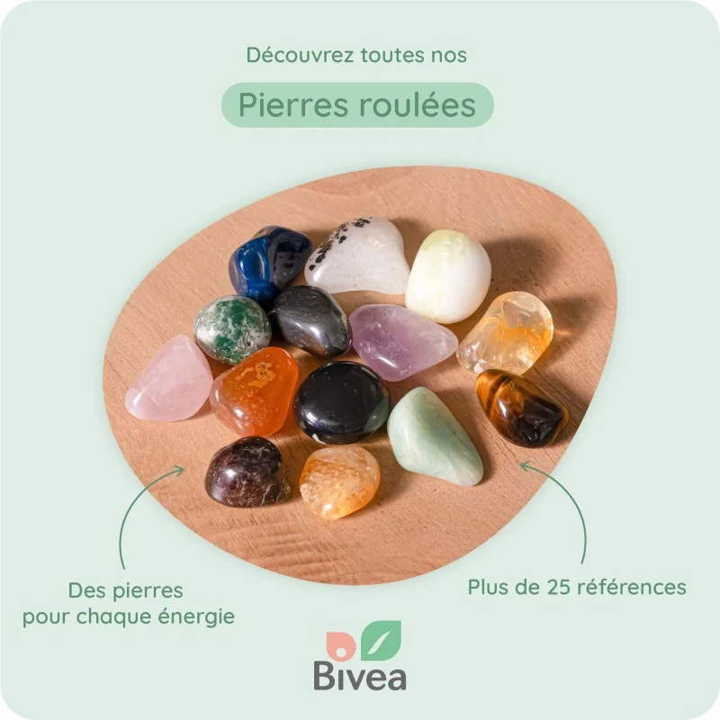 Pierre roulée Aventurine qualité A Pierre roulée Aventurine qualité A
