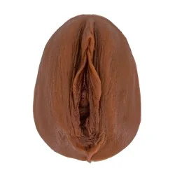 Vulve Jonquille en silicone foncé