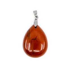 Pendentif goutte en jaspe...