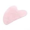 Gua sha coeur 80 mm quartz rose Brésil qualité A
