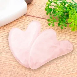 Gua sha coeur 80 mm quartz...
