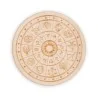 Planche radiesthésie pour pendule Zodiaque en bois