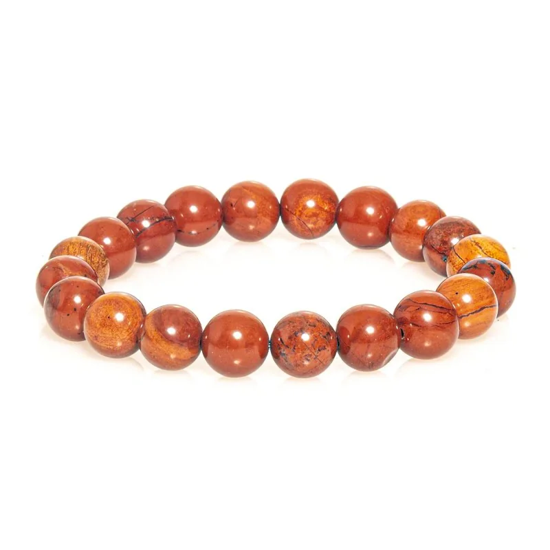 Bracelet Jaspe rouge qualité Extra
