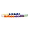 Bracelet pierres assorties 7 chakras qualité Extra