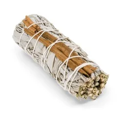 Bâton de sauge blanche avec cannelle