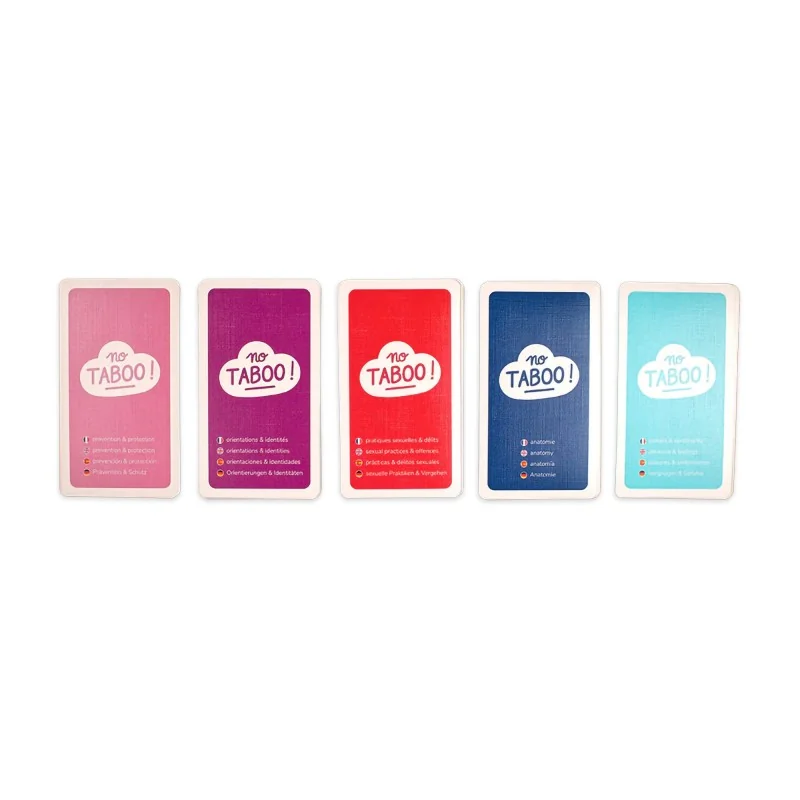 Jeu sur les mots pour briser les tabous No TABOO Jeu sur les mots pour briser les tabous No TABOO