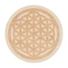 Fleur de vie - Pleine gravée en bois - 100 mm - Modèle 11 Fleur de vie - Pleine gravée en bois - 100 mm - Modèle 11