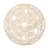 Fleur de vie Phase Lunaire - Creuse découpée en bois - 100 mm - Modèle 03 Fleur de vie Phase Lunaire - Creuse découpée en bois - 100 mm - Modèle 03