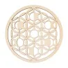 Fleur de vie Phase Lunaire - Pleine découpée en bois - 100 mm - Modèle 04 Fleur de vie Phase Lunaire - Pleine découpée en bois - 100 mm - Modèle 04