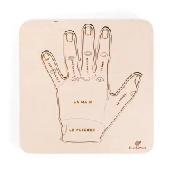 Puzzle éducatif en bois -...