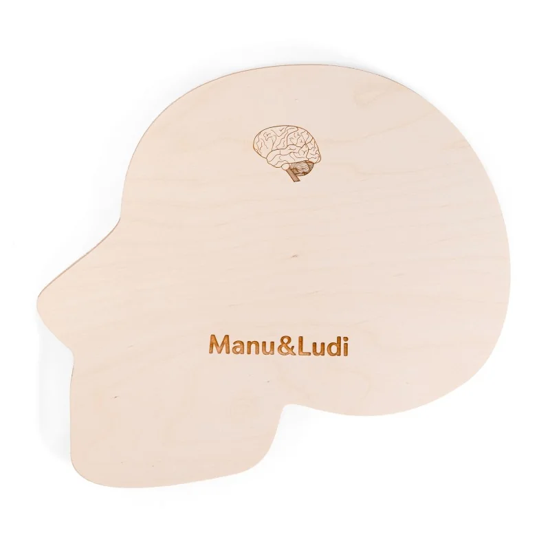 Puzzle éducatif en bois - L'anatomie de la tête