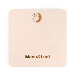 Puzzle éducatif en bois - La croûte et la surface de la Lune