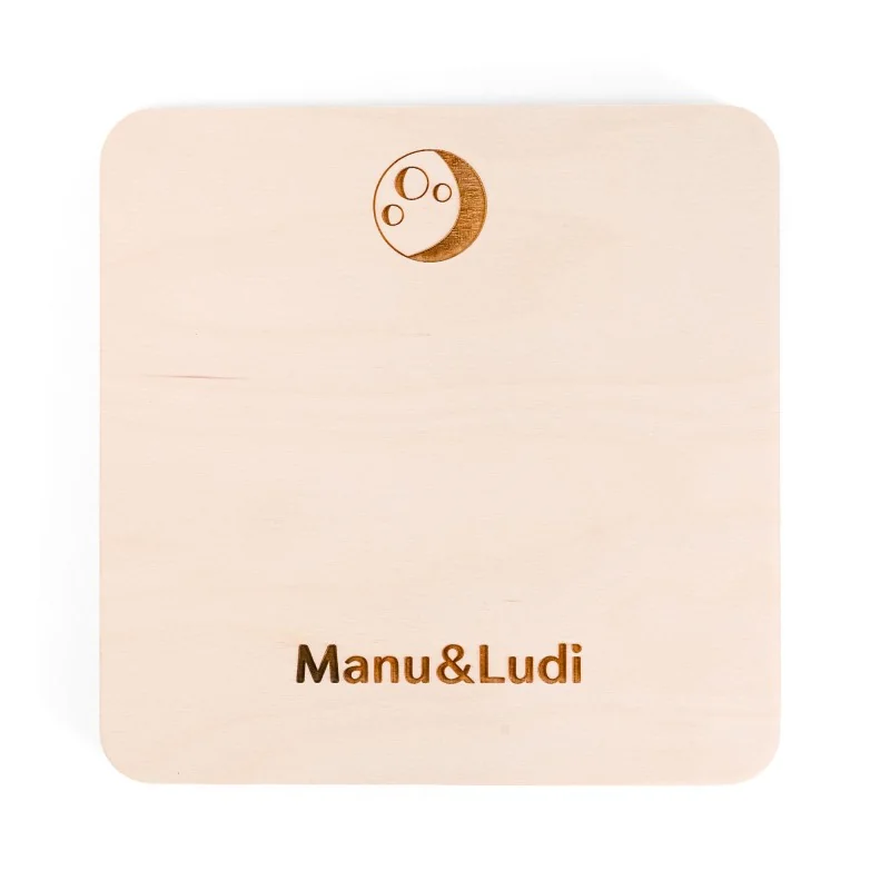 Puzzle éducatif en bois - La croûte et la surface de la Lune