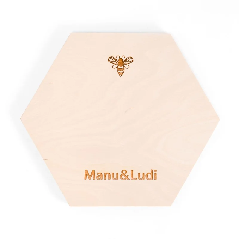 Puzzle éducatif en bois - L'anatomie de l'abeille