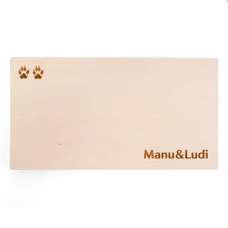 Puzzle éducatif en bois - les empreintes des animaux