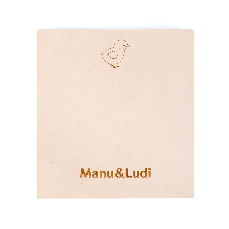 Puzzle éducatif en bois - Les stades de développement de la poule