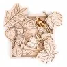 Puzzle éducatif en bois - Les feuilles et petits animaux de la forêt Puzzle éducatif en bois - Les feuilles et petits animaux de la forêt