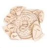 Puzzle éducatif en bois - La croûte terrestre et les continents Puzzle éducatif en bois - La croûte terrestre et les continents