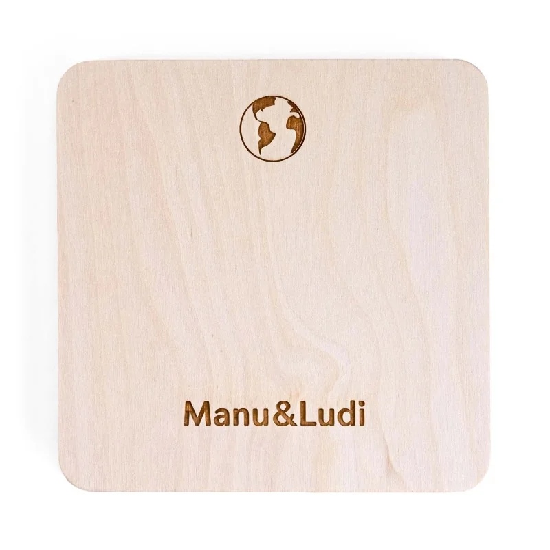 Puzzle éducatif en bois - La croûte terrestre et les continents Puzzle éducatif en bois - La croûte terrestre et les continents