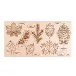 Puzzle éducatif en bois -...
