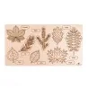 Puzzle éducatif en bois - Les feuilles et fruits des arbres