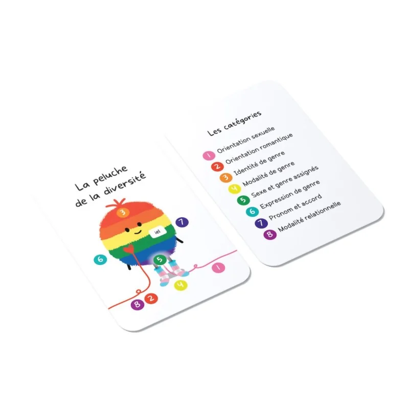 carte avec la peluche de la diversité illustrée carte avec la peluche de la diversité illustrée