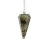 Pendule divinatoire facetté en Hématite qualité A