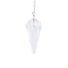 Pendule divinatoire facetté en Quartz qualité A
