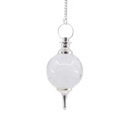 Pendule divinatoire séphoroton en Cristal de roche