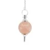 Pendule divinatoire séphoroton en Cornaline