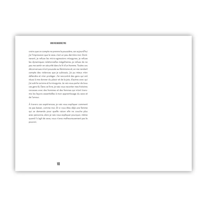 Livre Vous ne baiserez pas Livre Vous ne baiserez pas