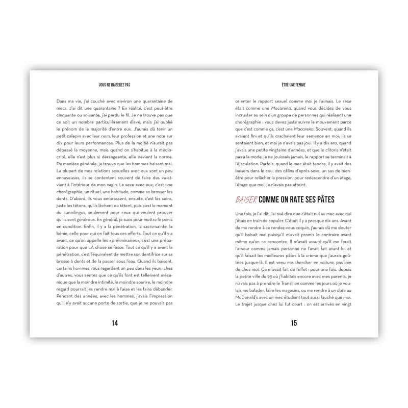 Livre Vous ne baiserez pas Livre Vous ne baiserez pas
