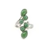 Bague argent 925 modèle 01 aventurine verte A taille unique Bague argent 925 modèle 01 aventurine verte A taille unique