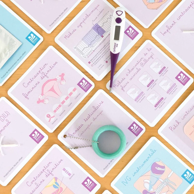 exemples de cartes dans le kit contraception exemples de cartes dans le kit contraception