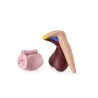 modèle anatomique de clitoris 3d en silicone vu de profil modèle anatomique de clitoris 3d en silicone vu de profil