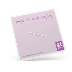 implant contraceptif de démonstration avec fiche explicative