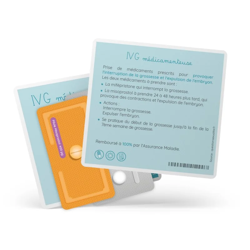 IVG médicamenteuse factice avec explications IVG médicamenteuse factice avec explications