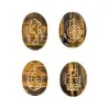 Reiki Set de 4 pierres Oeil de tigre