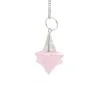 Pendule Merkaba Quartz rose Pendule Merkaba Quartz rose