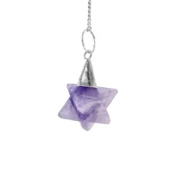 Pendule Merkaba Améthyste