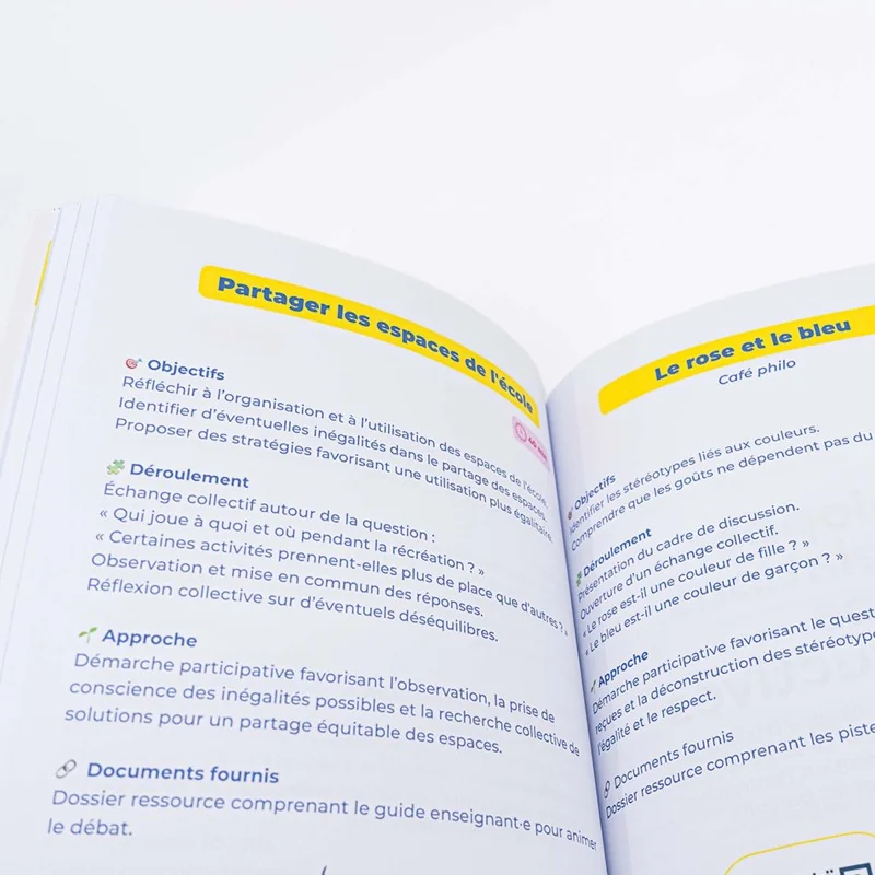 livre séance evar partager les espaces de l'école